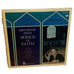 Dave Boyer Songs Of Faith (Vinyl) Reverence SUB 475 / TI 003 VG+ LP Record Album